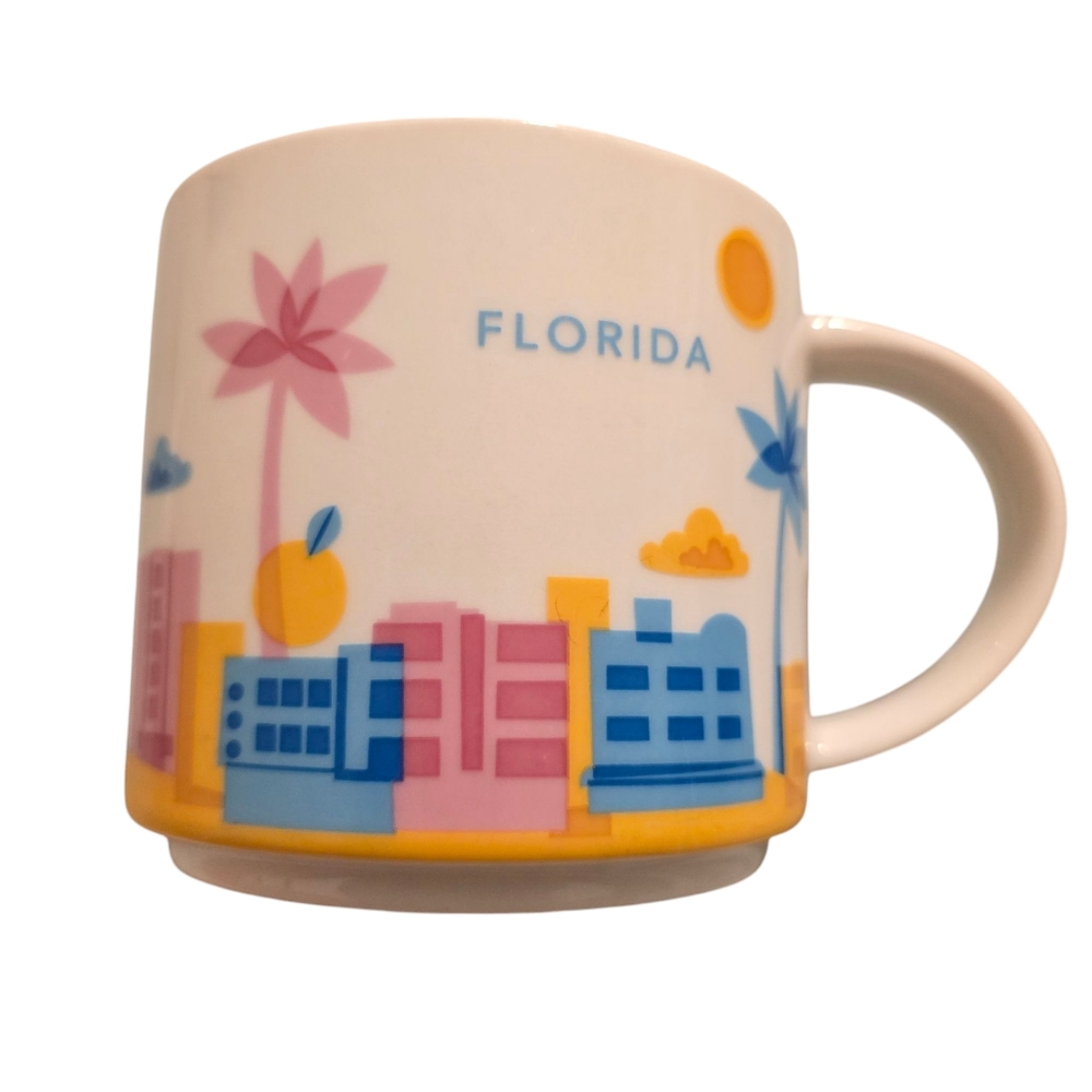 Starbucks Florida You Are Here Collection 140z Ceramic Mug